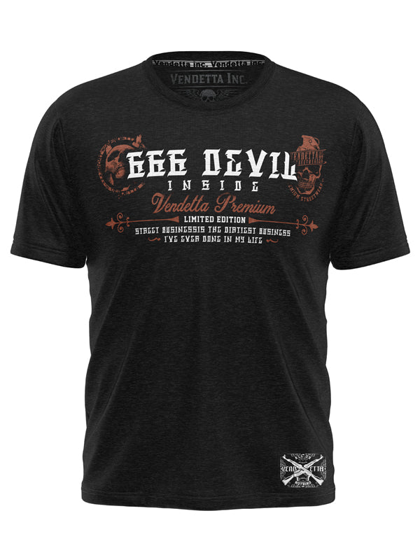 Vendetta Inc. Shirt 666 Devil black VD-1131