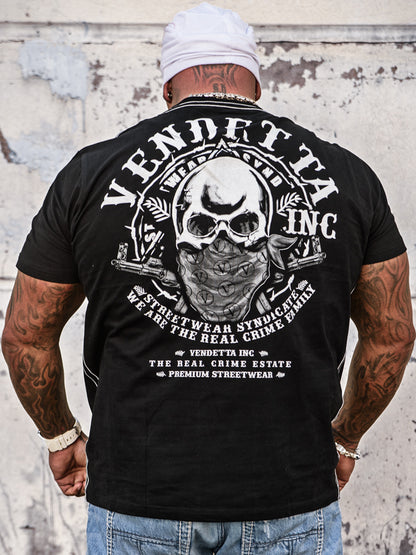 Vendetta Inc. Shirt Skull Mask schwarz 1181