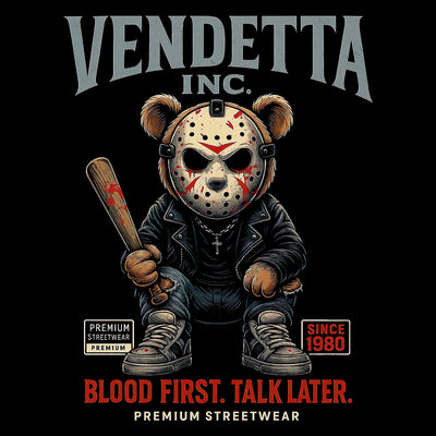 Vendetta Inc. Shirt Talk Later schwarz VD-1588