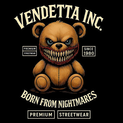 Vendetta Inc. Shirt Born From Nightmares schwarz VD-1587