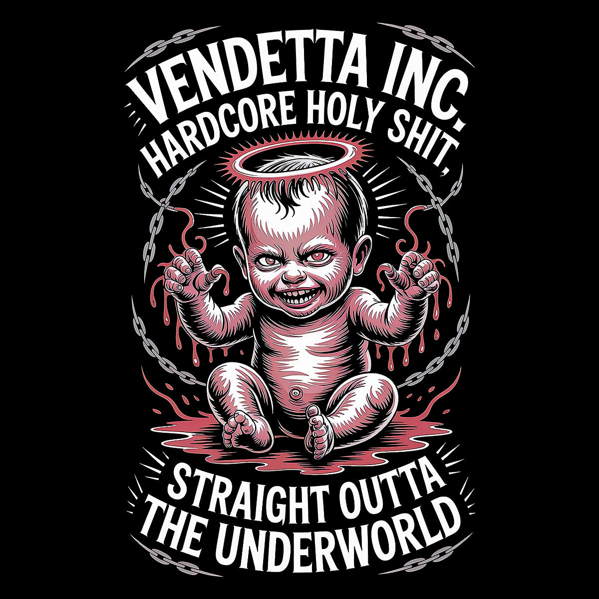 Vendetta Inc. Underworld Baby Shirt schwarz VD-1636