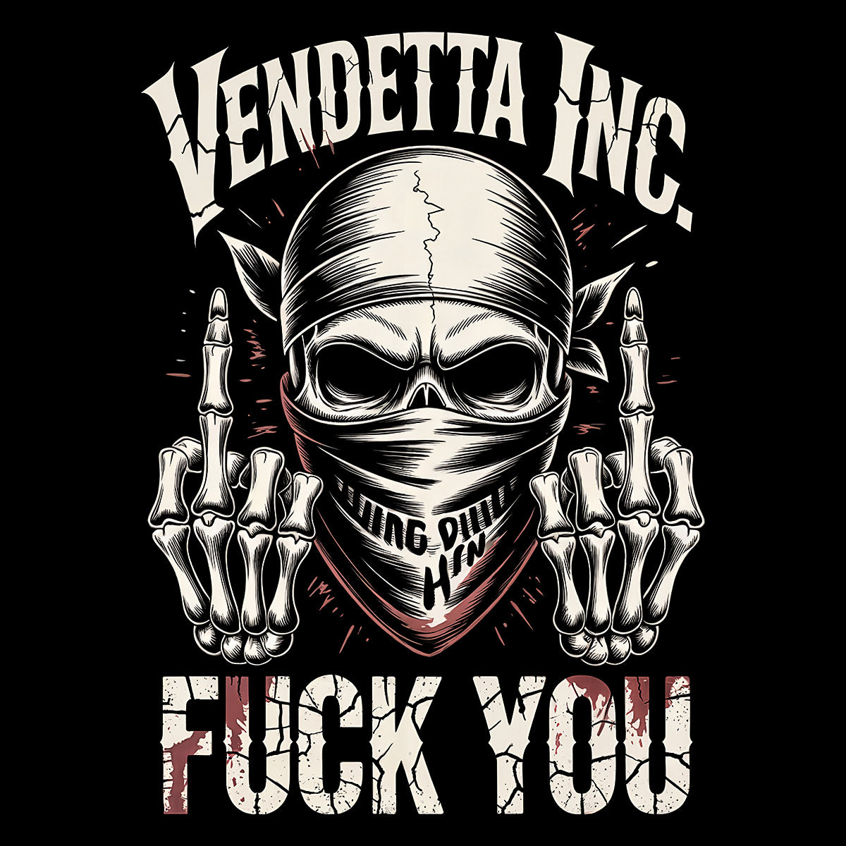 Vendetta Inc. Shirt Run The Night schwarz