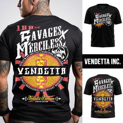 Vendetta Inc. Shirt Savages schwarz VD-1117