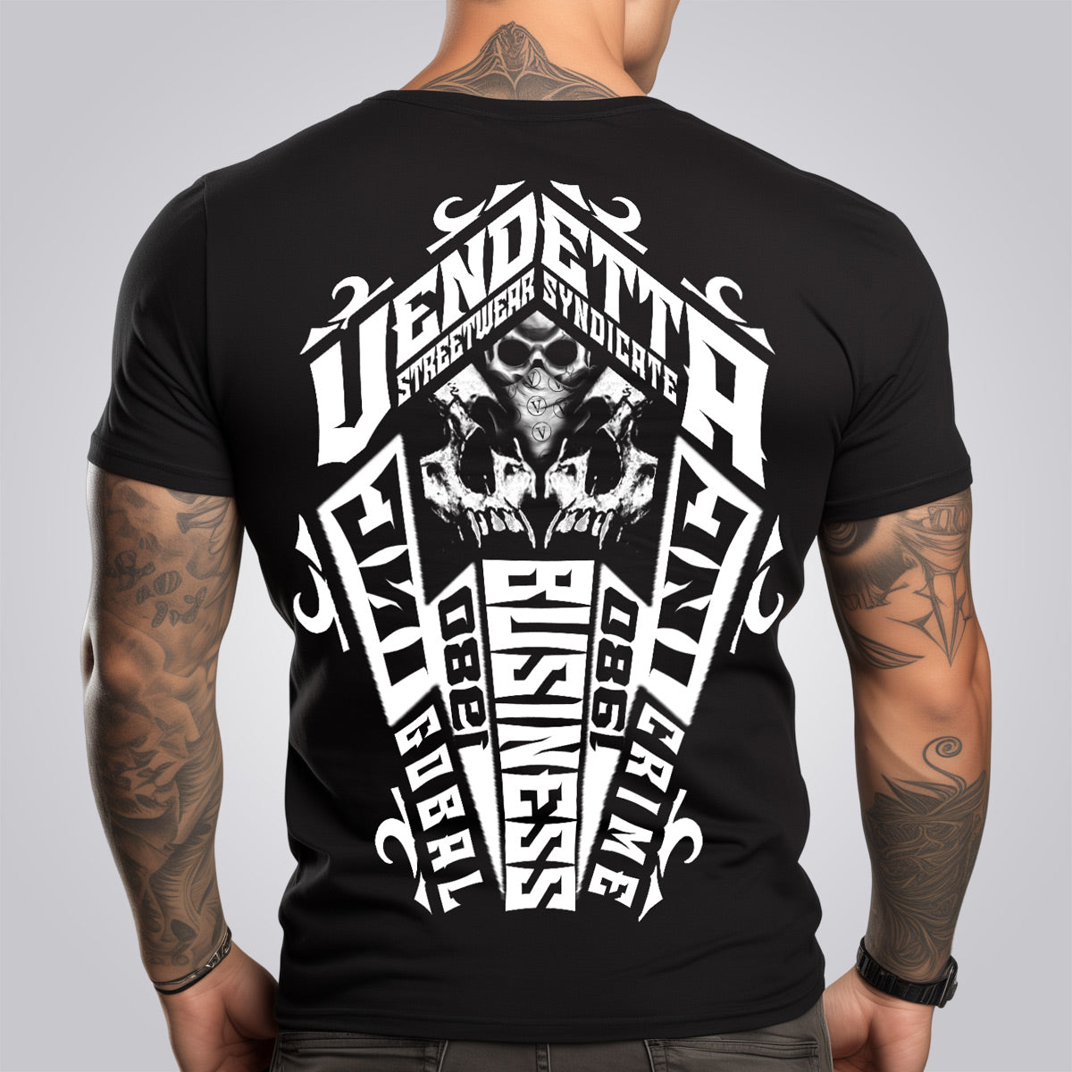 Vendetta Inc. Shirt schwarz Gobal Crime VD-1363