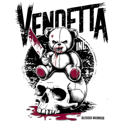 Vendetta Inc. Shirt Kill Teddy weiß VD-1529