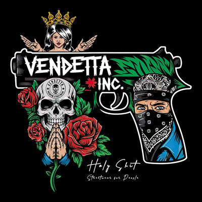Vendetta Inc. Shirt Inked schwarz VD-1575