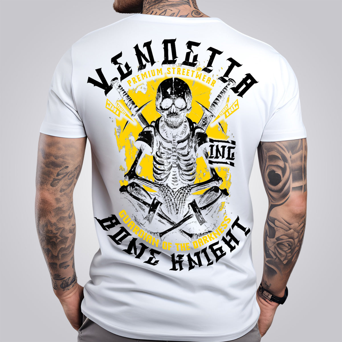 Vendetta Inc. Shirt Bone Knight weiß