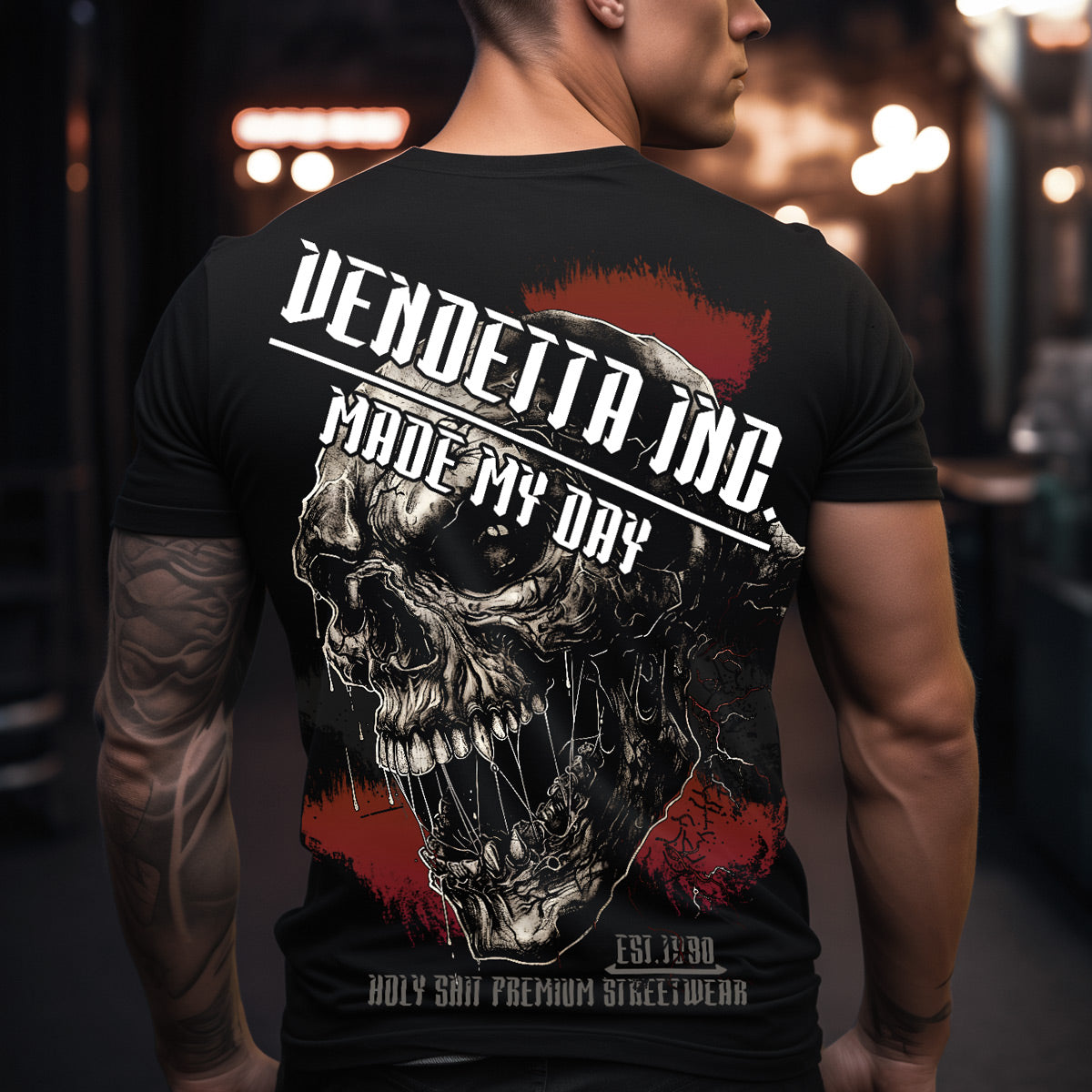 Vendetta Inc. Shirt black Made my Day VD-1359