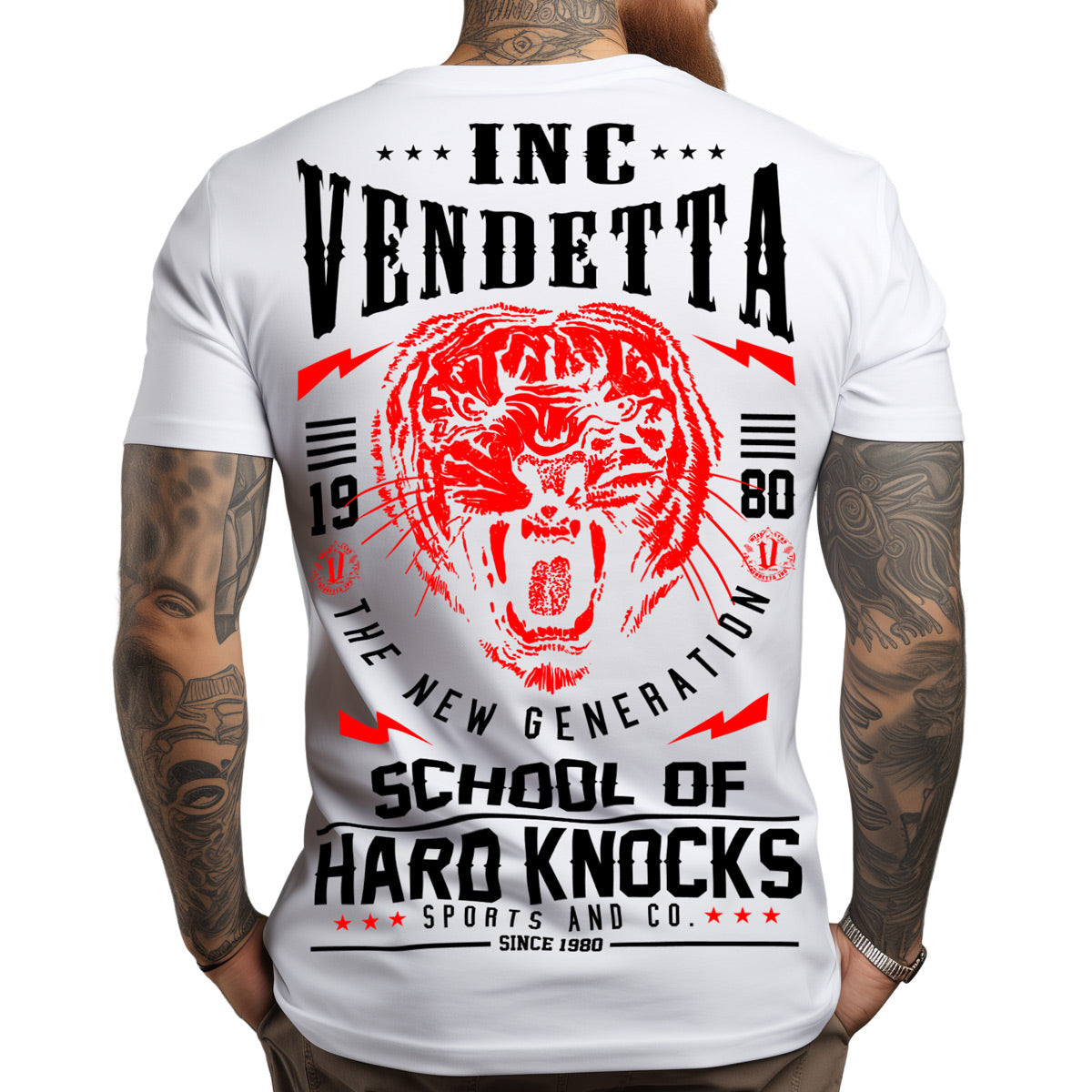 Vendetta Inc. Shirt weiß Hard Knocks