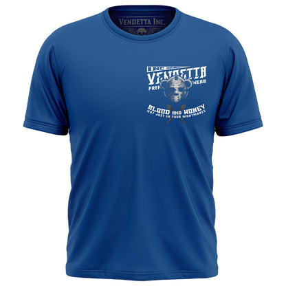 Vendetta Inc. Shirt Mask Teddy royal blue