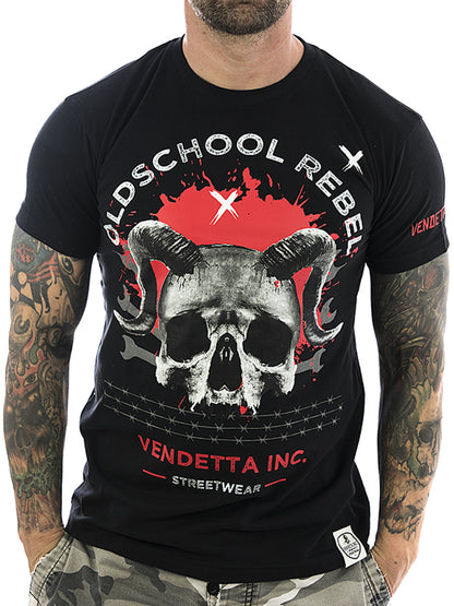 Vendetta Inc. Shirt Oldschool Rebel 1016 schwarz