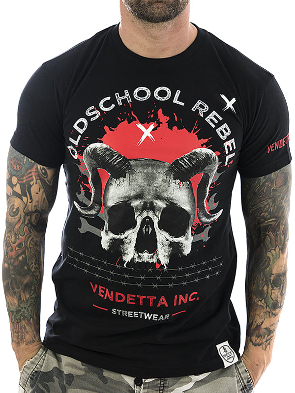 Vendetta Inc. Shirt Oldschool Rebel 1016 black