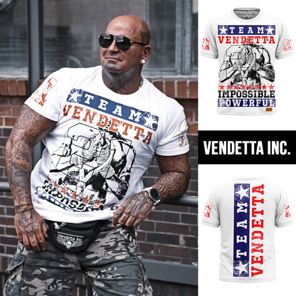 Vendetta Inc. Shirt Powerful weiß VD-1156