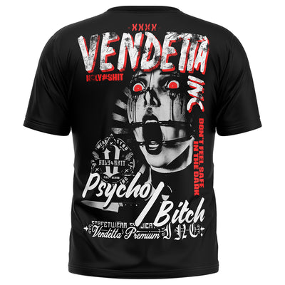Vendetta Inc. T-Shirt Psycho XXX schwarz VD-1308