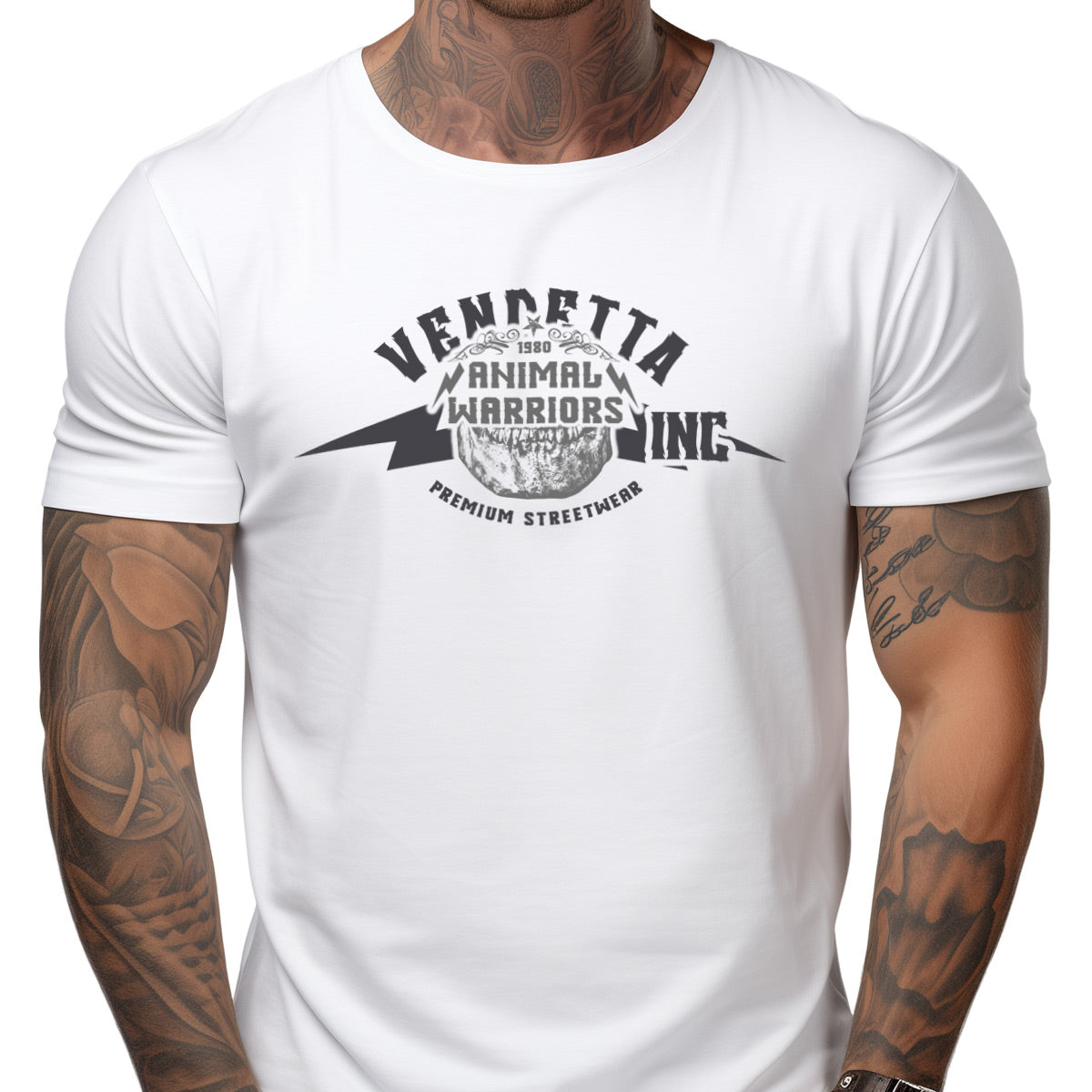 Vendetta Inc. Shirt weiß Fancy Bear VD-1381