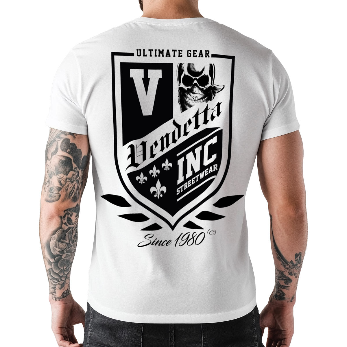 Vendetta Inc. Shirt Crime Estate white 1193