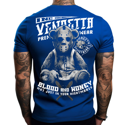 Vendetta Inc. Shirt Mask Teddy royal blue