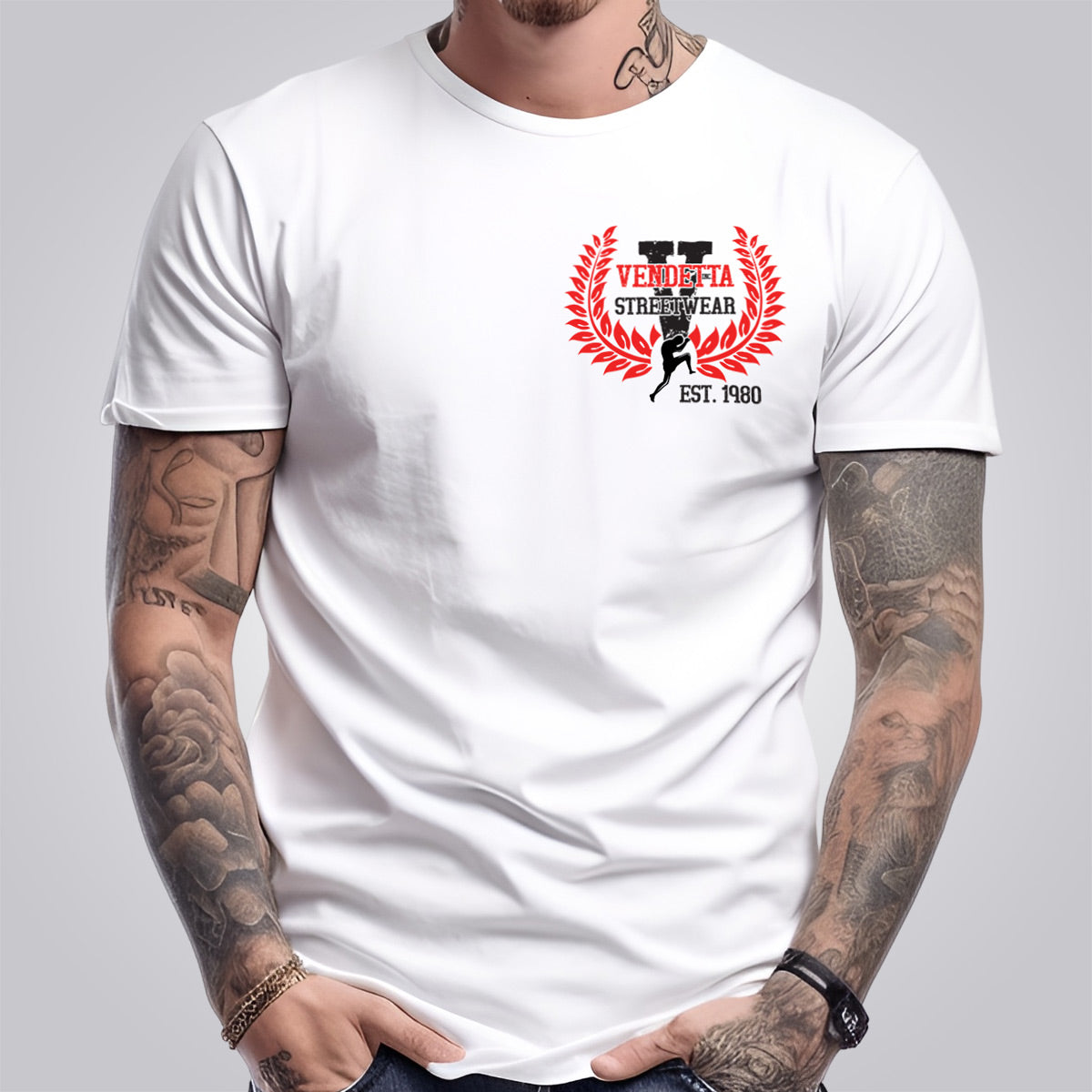 Vendetta Inc. Shirt Two Blood white 1318