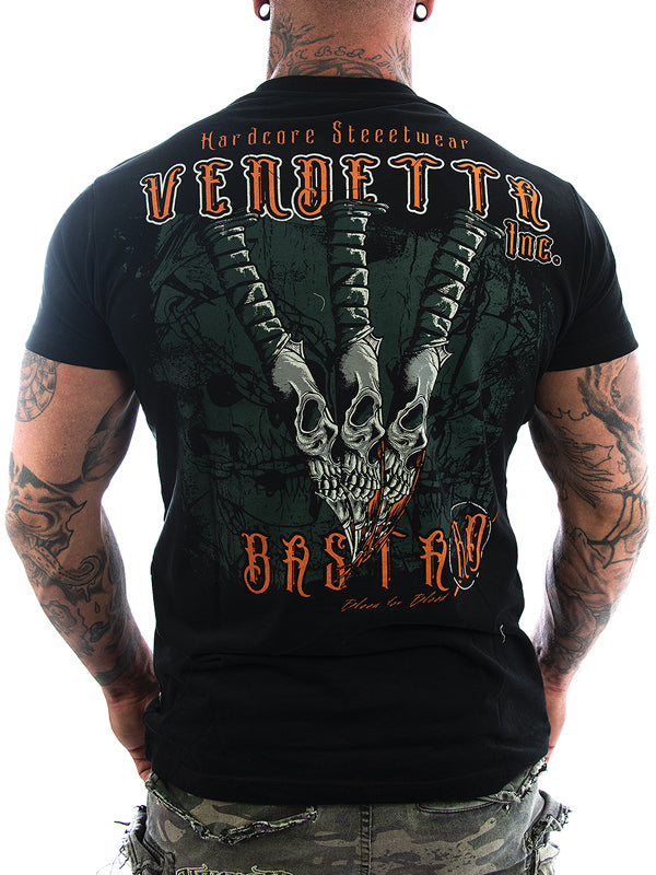 Vendetta Inc. Shirt Skull Knives VD-1121 black