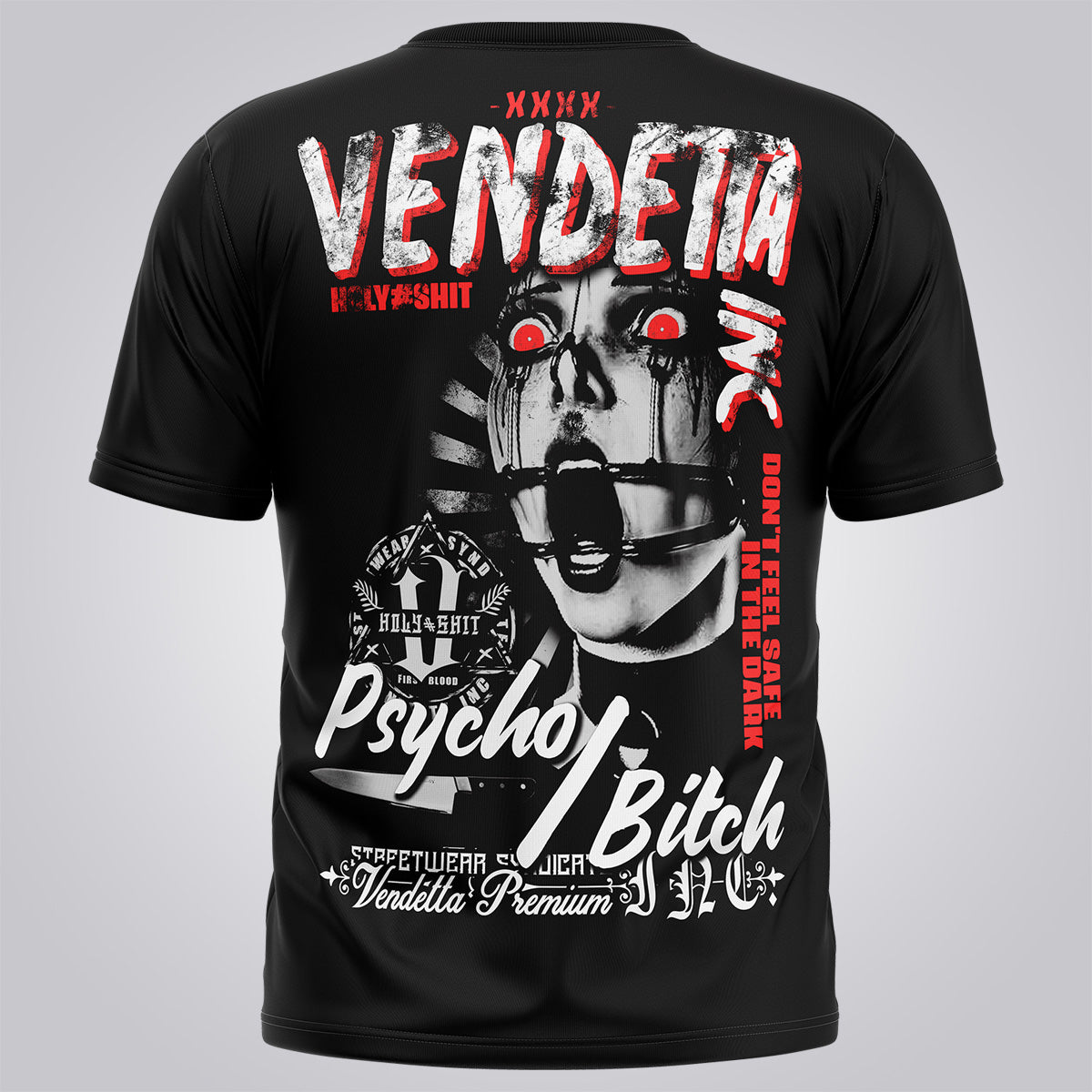 Vendetta Inc. T-Shirt Psycho XXX schwarz VD-1308