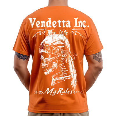 Vendetta Inc. Shirt orange Rules VD-1383