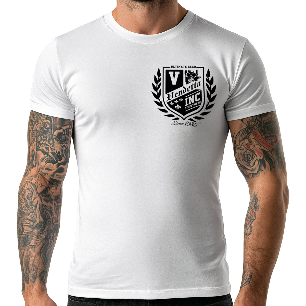 Vendetta Inc. Shirt Crime Estate white 1193