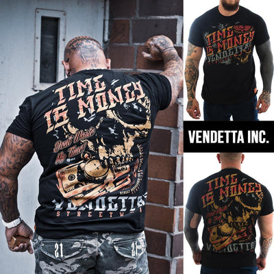 Vendetta Inc. Shirt Time is Money schwarz 1151