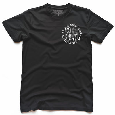 Vendetta Inc. Shirt No Love schwarz VD-1430