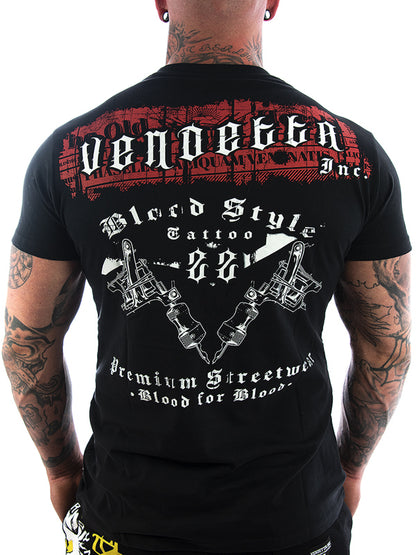 Vendetta Inc. Blood Tattoo Shirt black VD-1098