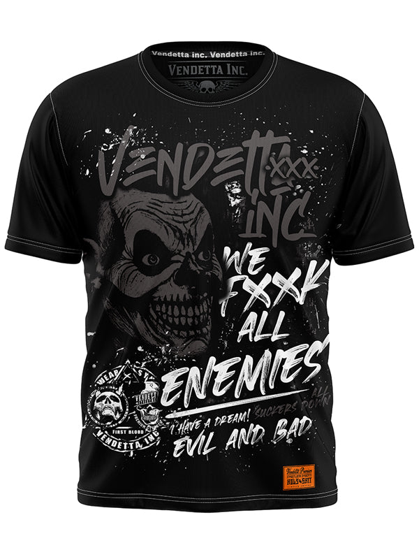 Vendetta Inc. Shirt Evil and Bad schwarz VD-1157