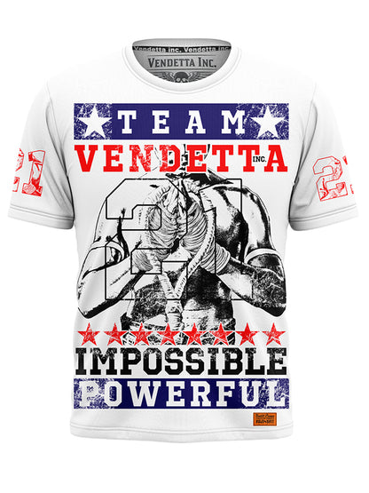 Vendetta Inc. Shirt Powerful white VD-1156