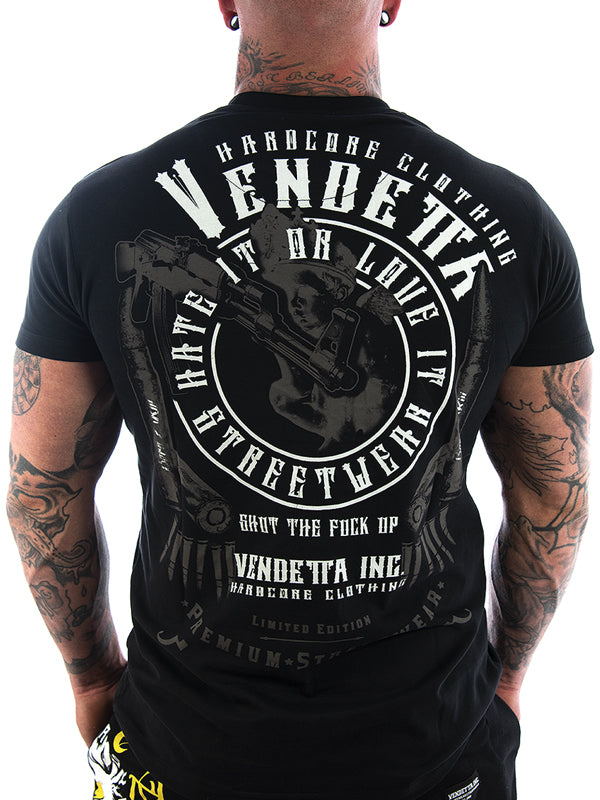 Vendetta Inc. Shut Shirt schwarz VD-1101