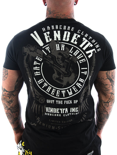 Vendetta Inc. Shut Shirt schwarz VD-1101