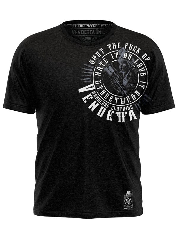 Vendetta Inc. Shut Shirt schwarz VD-1101
