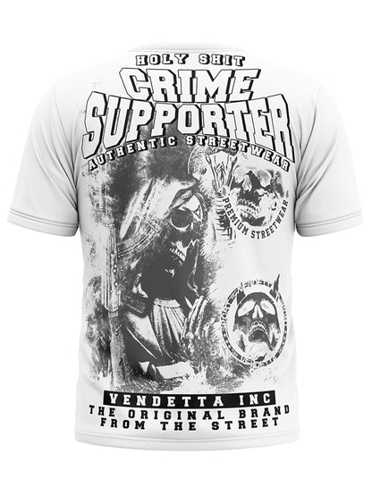 Vendetta Inc. Shirt Crime Supporter weiß 1161