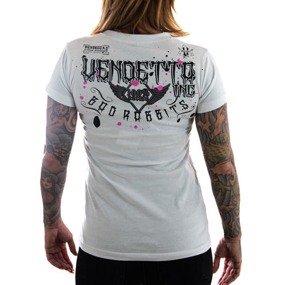 Vendetta Inc. Damen Shirt Bunny Love weiß