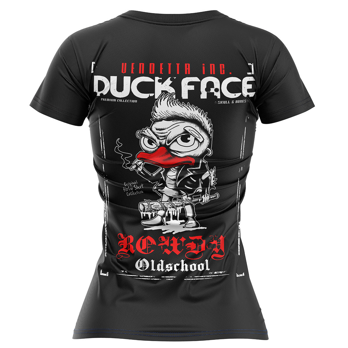 Vendetta Inc. Damen Shirt Duck Face schwarz