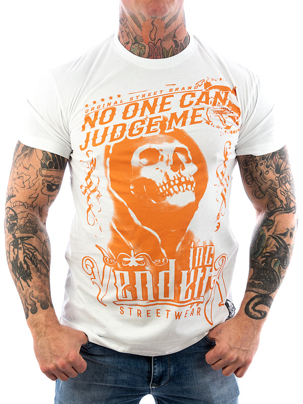 Vendetta Inc. Shirt Judge Me white VD-1085