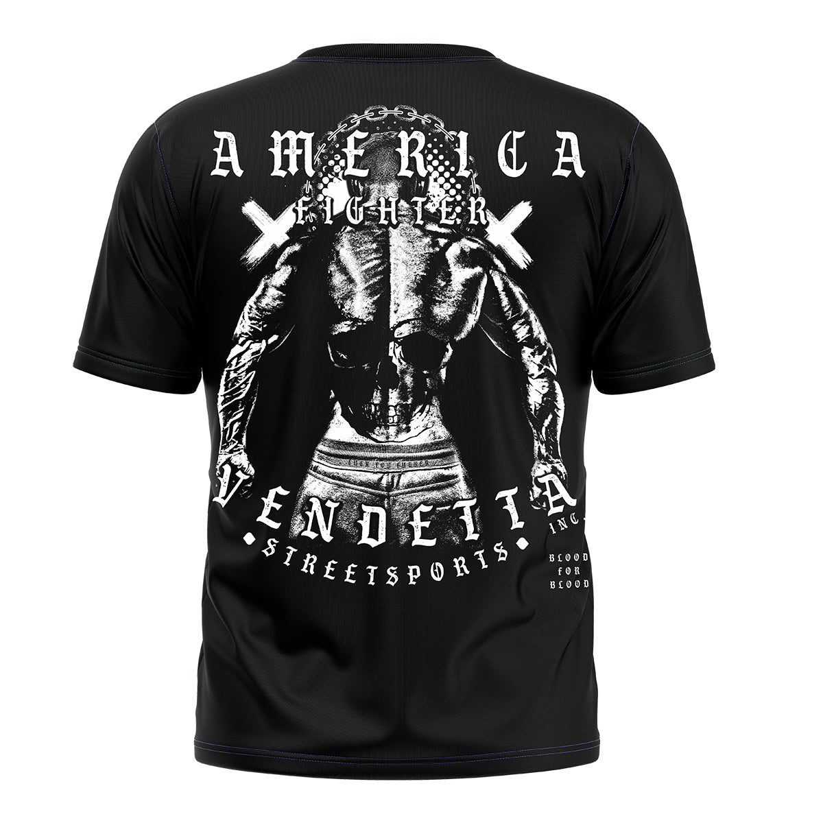 Vendetta Inc. Shirt X Fighter VD-1158 schwarz