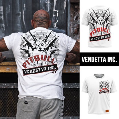 Vendetta Inc. Shirt Pitbull weiß VD-1168