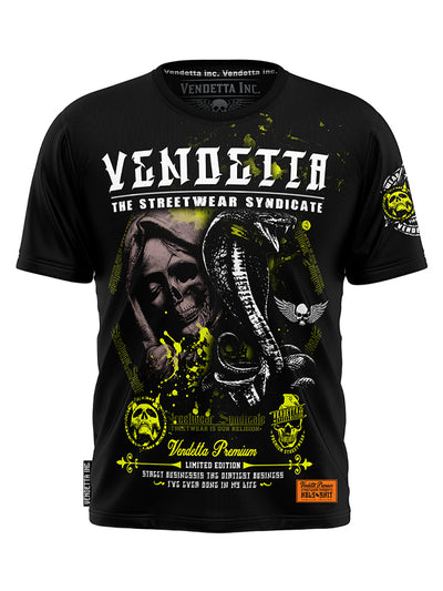 Vendetta Inc. Shirt Skull Snake schwarz 1183