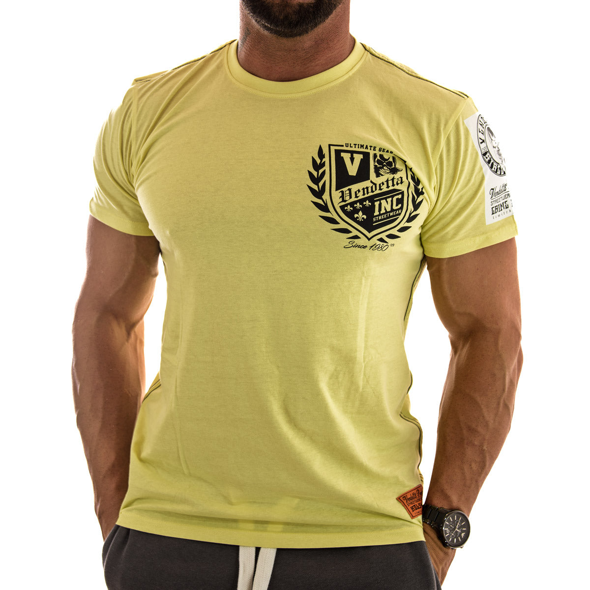 Vendetta Inc. Shirt Crime Estate sunny lime 1193