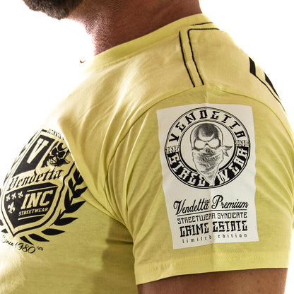 Vendetta Inc. Shirt Crime Estate sunny lime 1193