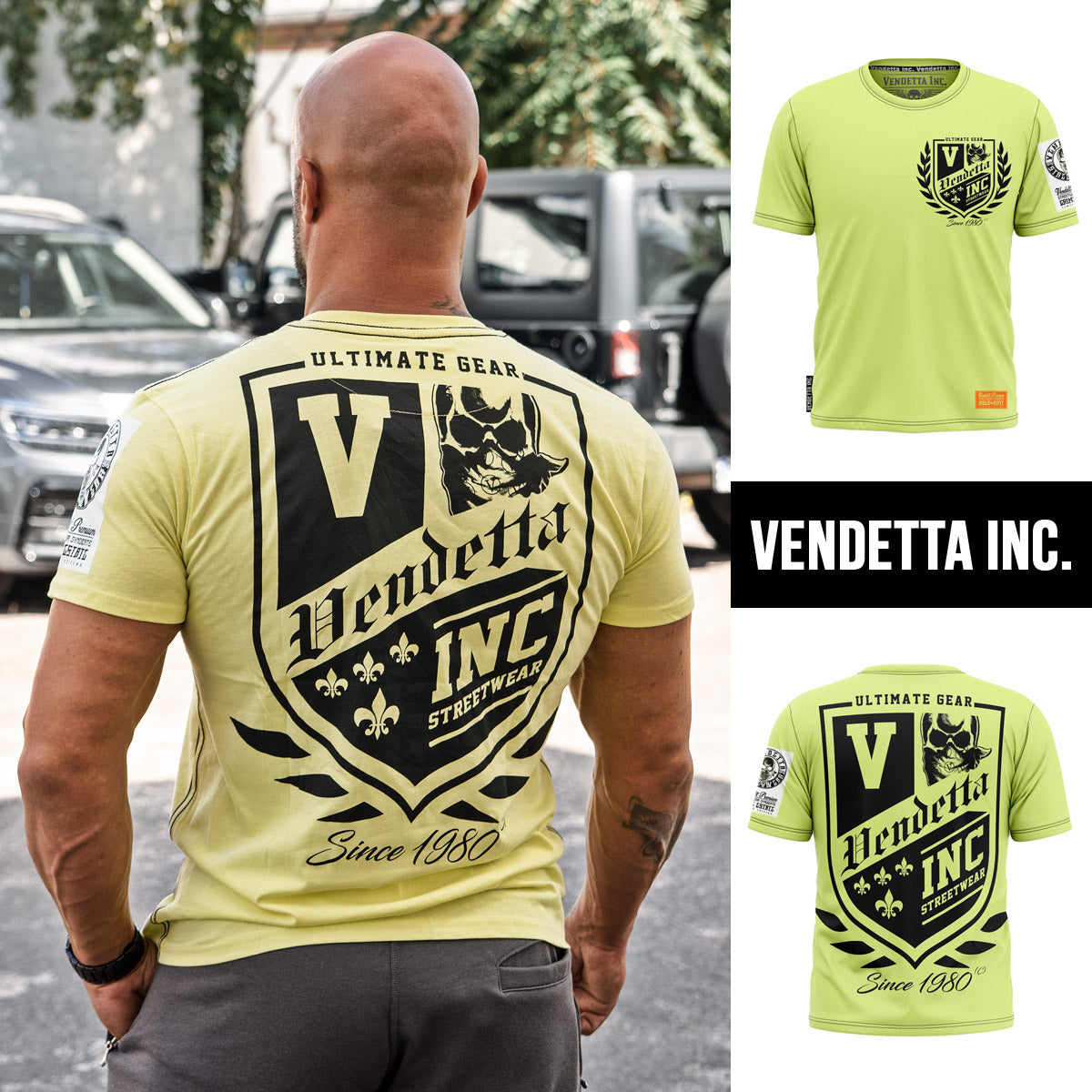 Vendetta Inc. Shirt Crime Estate sunny lime 1193