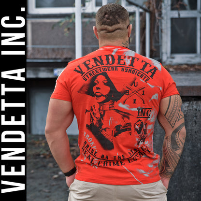 Vendetta Inc. Shirt Real Crime rot 1195