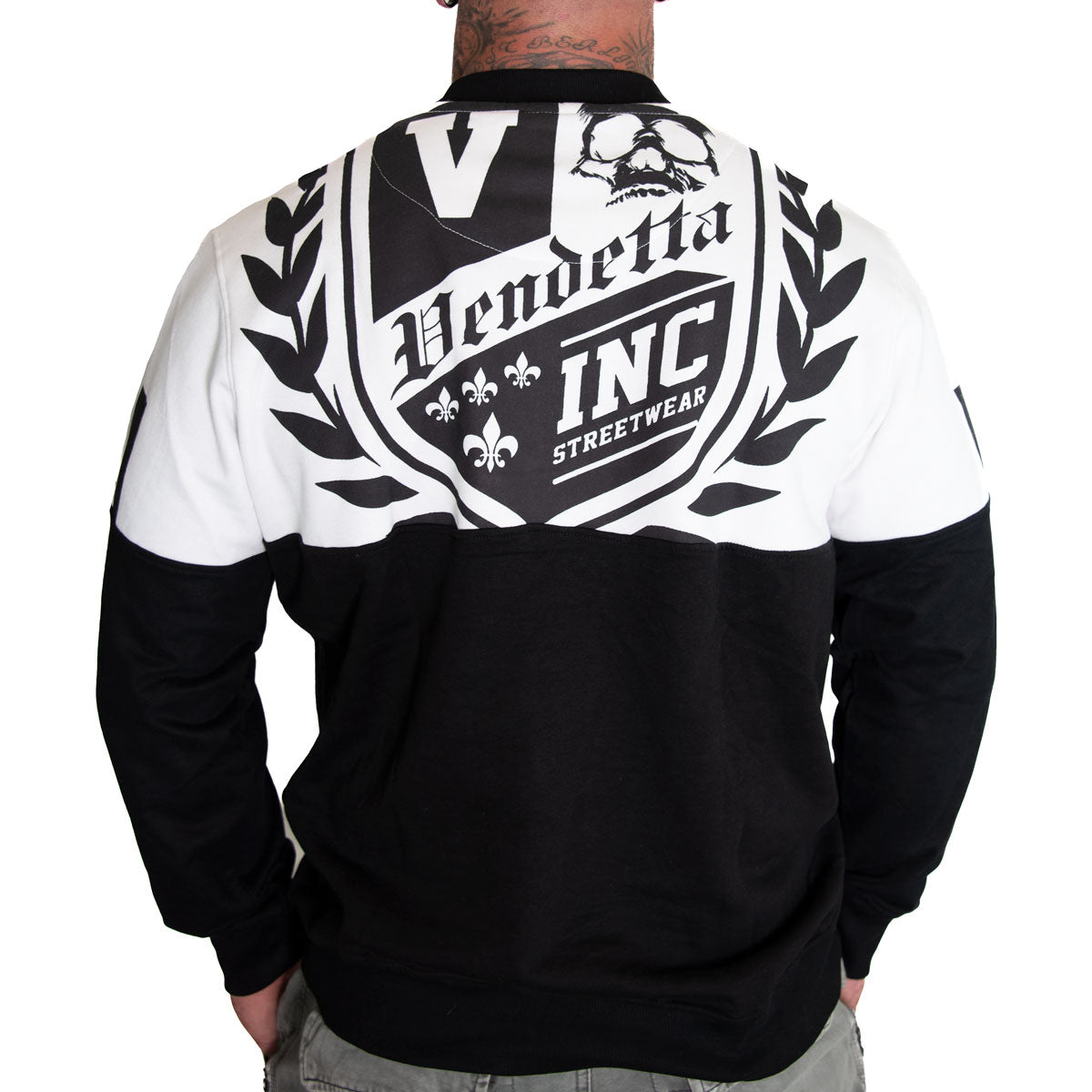 Vendetta Inc. Sweatshirt Sport schwarz,weiß 4023