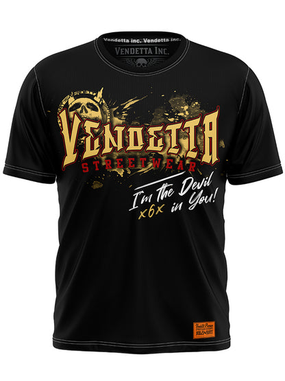 Vendetta Inc. Shirt Devil X6X schwarz VD-1150